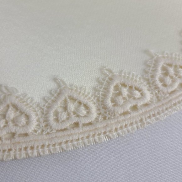 VINTAGE Cream Floral Veil Hat Wedding Bridal - Picture 6 of 10